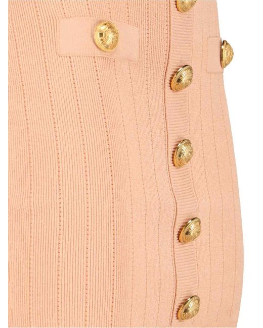 Balmain Natural Skirts Viscose