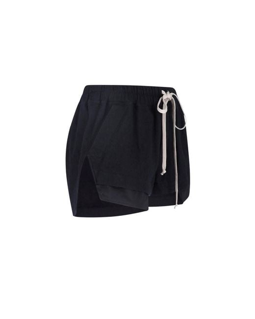Rick Owens Blue Sport Shorts