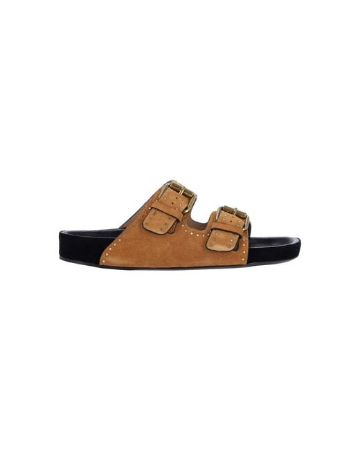 Isabel Marant White Lennyo Sandals