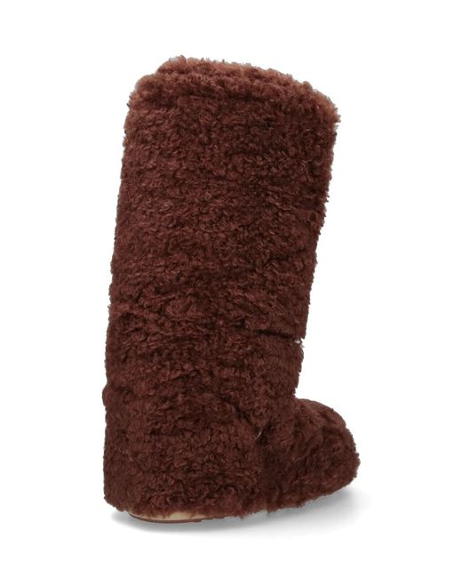 Moon Boot Brown Snow Boots "Icon Curly Extra"