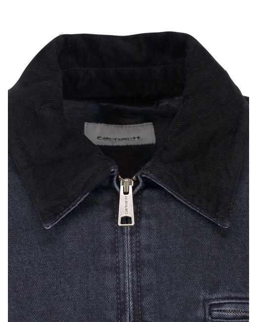 Carhartt Blue Jacket "Og Detroit" for men