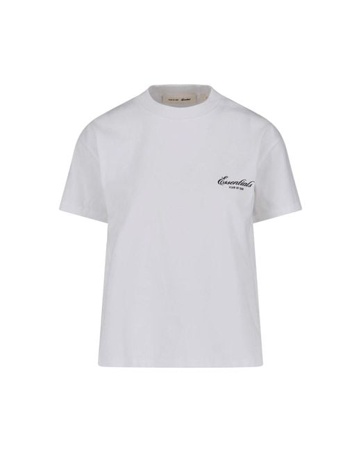 Fear Of God White T-Shirt Logo