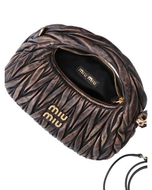 Miu Miu Black Shoulder Bag "Wander"