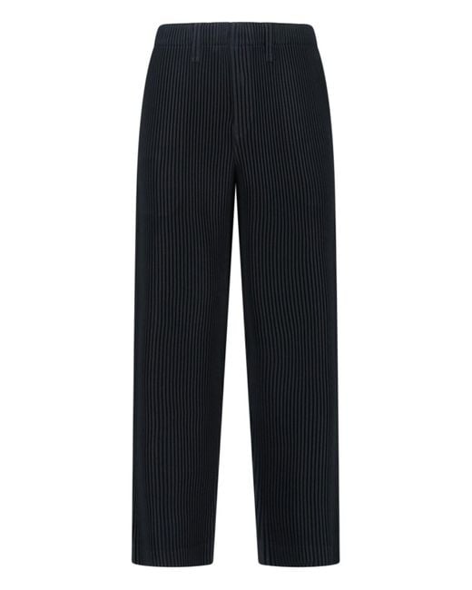 HOMME PLISSÉ Blue 'September' Pants for men
