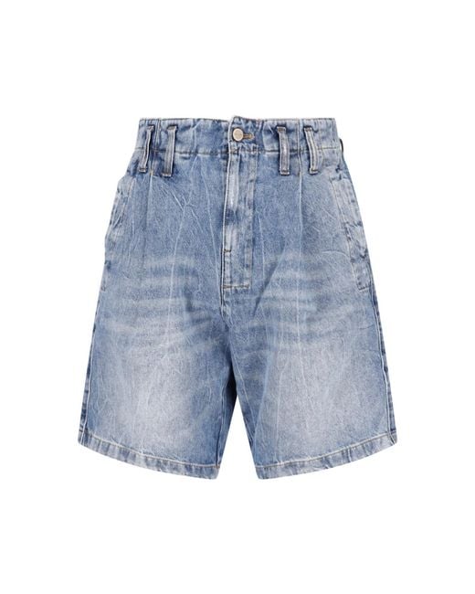 Cultura Blue Denim Shorts for men