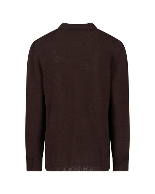 Our Legacy Brown Parlor Organic Cotton Cardigan for men