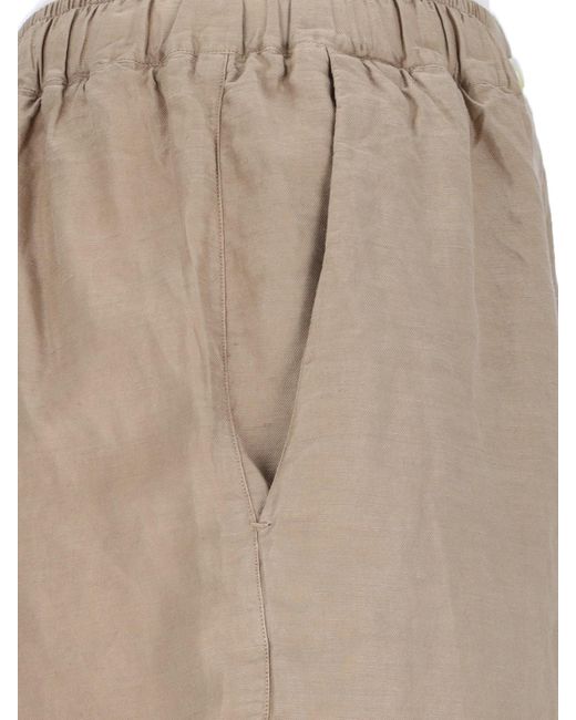 Finamore 1925 Natural Silk And Cotton Shorts