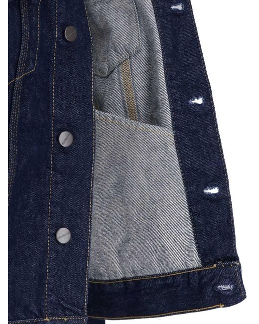 Carhartt Blue Jacket Buttons "Helston" for men