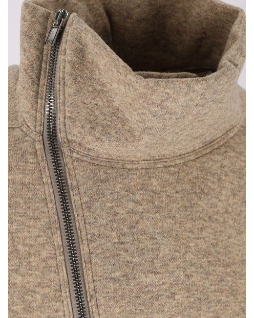 Rick Owens Natural Sweatshirt “Mountain” for men
