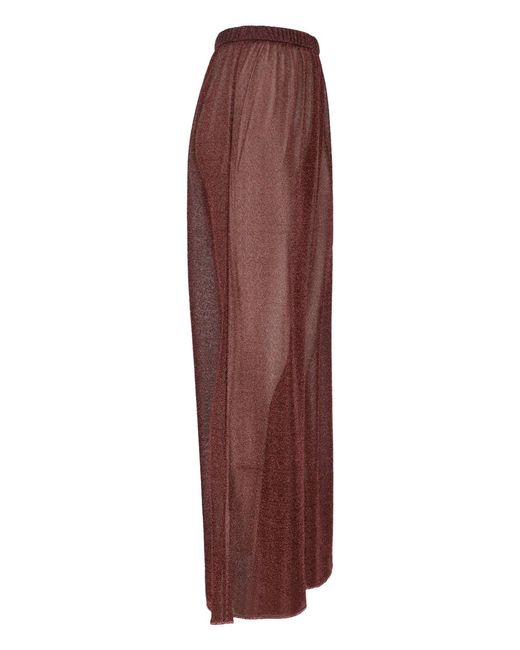 Oseree Red Lumière Trousers