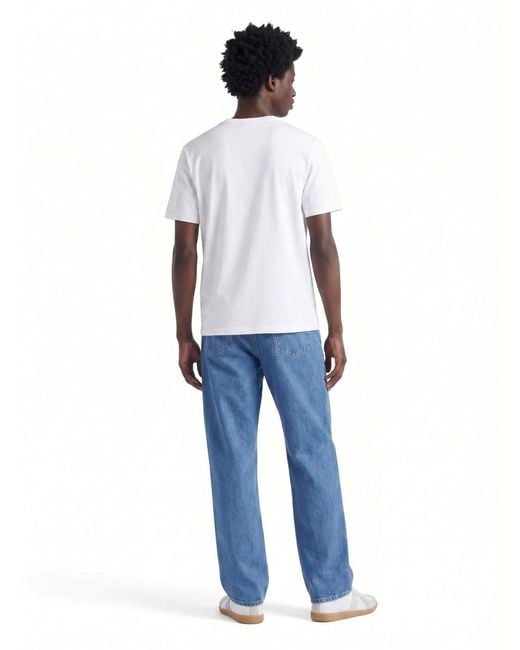 Maison Kitsuné White Classic Cotton Crew Neck T-Shirt For for men