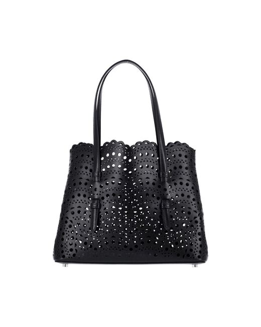 Alaïa Black Tote Bag “Mina 25”