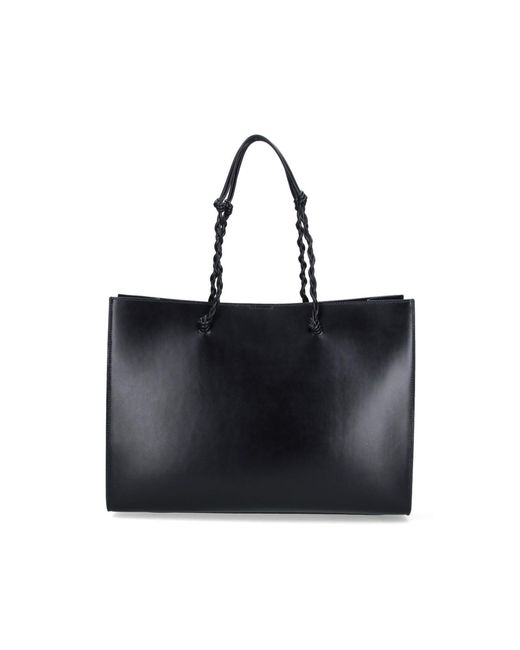 Borsa Tote "Tangle" di Jil Sander in Black