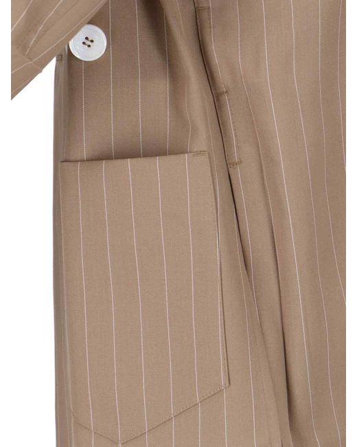 Setchu Brown Pinstripe Blazer