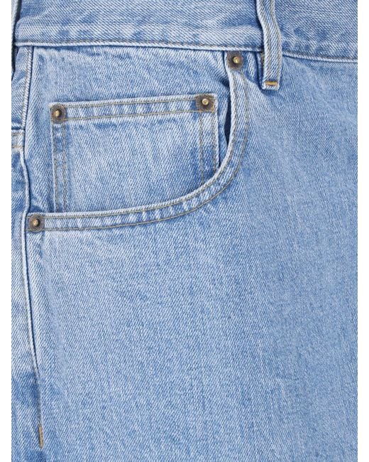 Thom Browne Blue Straight Jeans for men