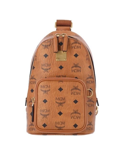 MCM Brown Shoulder Bag "Aren" for men