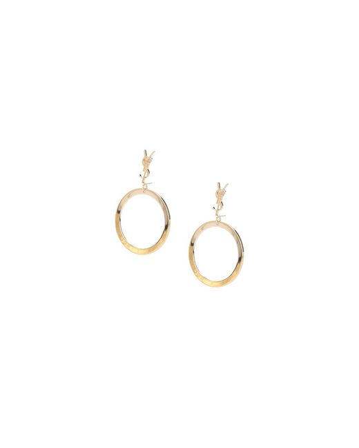 Saint Laurent Metallic Earrings "Cassandre"
