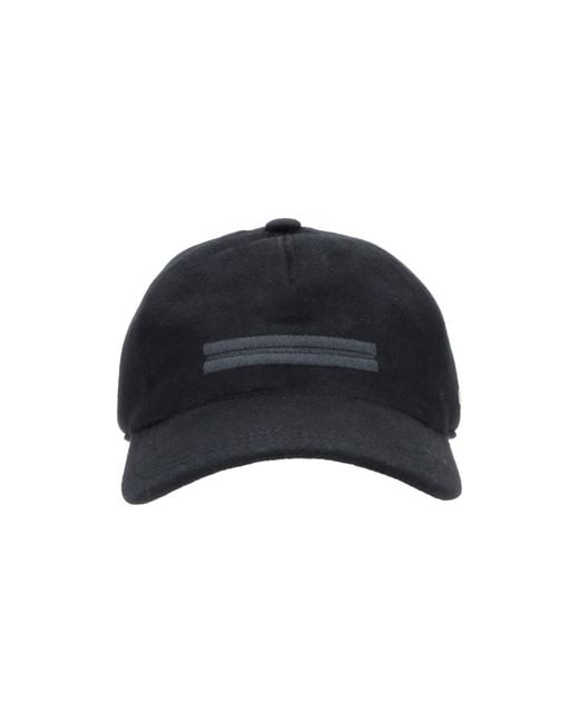 Zegna Blue Cashmere Baseball Cap for men