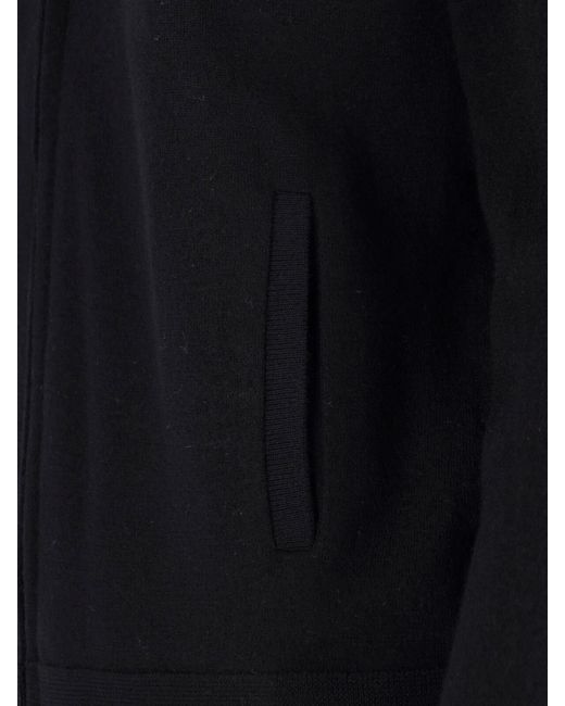 HODAKOVA Black High Neck Zip Sweater