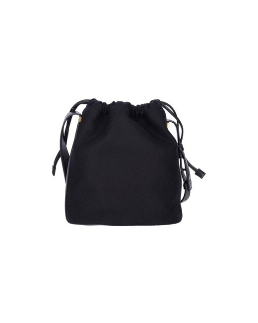 Saint Laurent Black Small Bucket Bag "rive Gauche" for men