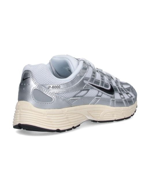 Nike White Fabric Sneakers for men