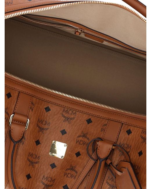 MCM Brown 'Ottomar' Weekender Bag for men