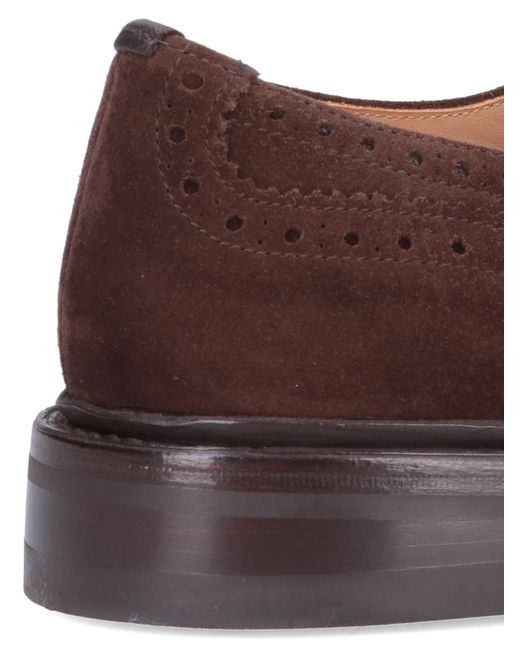Tricker's Brown 'Bourton' Derby Shoes for men