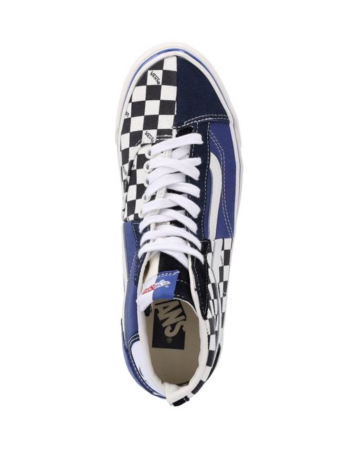 Sneakers Premium "Clash The Wall" di Vans in Blue da Uomo