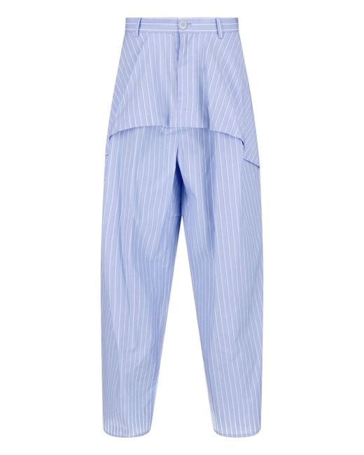 Loewe Blue Wide Striped Pants