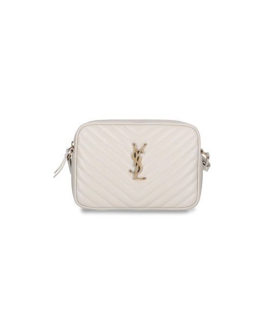 Saint Laurent 'lou Camera' Crossbody Bag in White Lyst