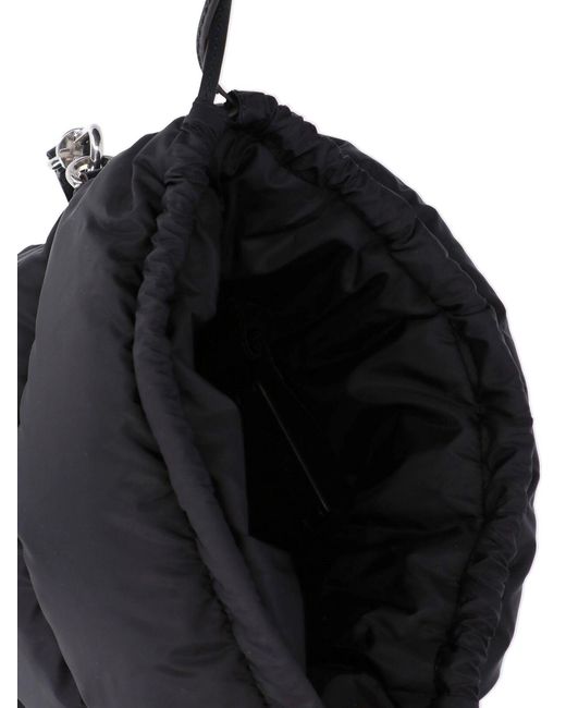 Moncler Black "Caradoc" Bucket Bag