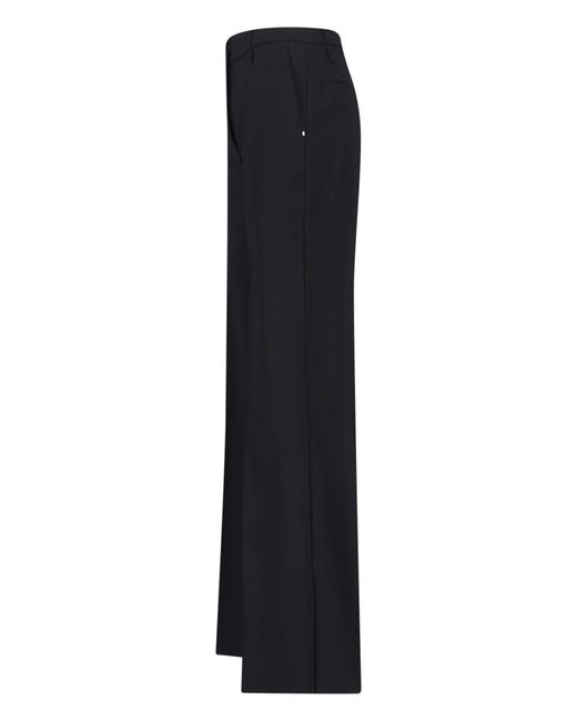 Sportmax Blue Virgin Wool Trousers