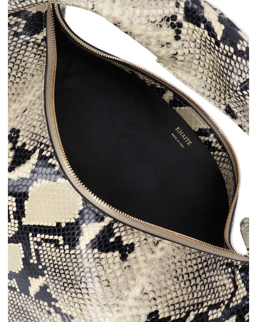 Khaite Metallic Medium Handbag "Olivia"