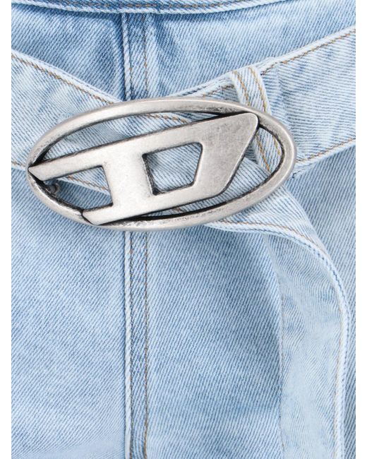 DIESEL Blue 'd-ebbybelt 0jgaa' Bootcut Jeans