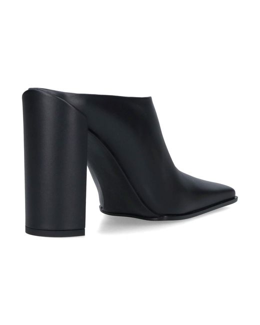 Alaïa Black Mules "Square"