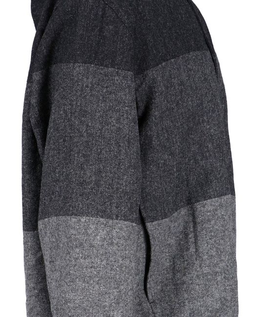 Thom Browne Gray Donegal Tweed Blazer for men