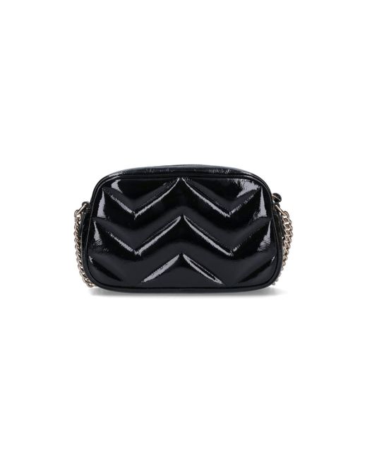 Gucci Black Calf Skin Leather Mini Bag For