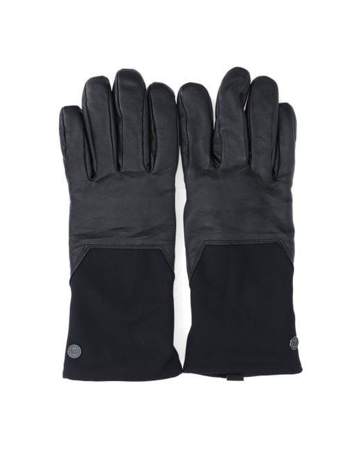 Canada Goose mixed Media Gloves in Black Lyst UK