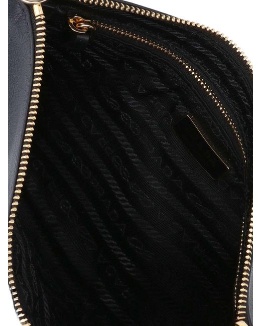Prada Black Logo Pouch
