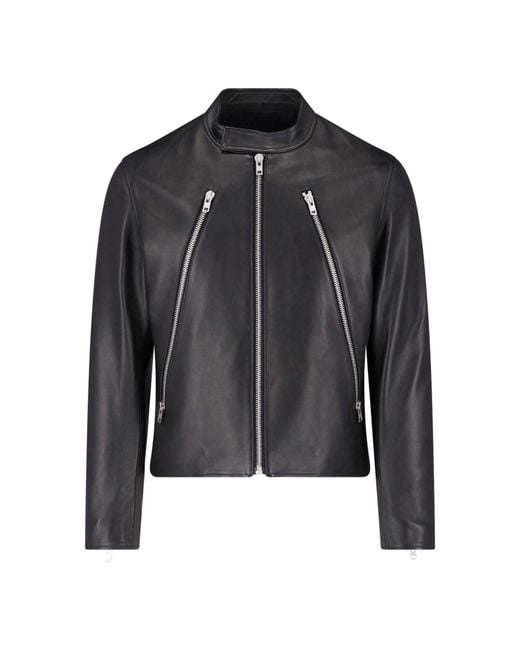 Maison Margiela Black Biker Jacket for men