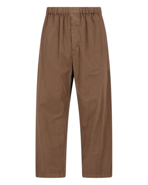 Lemaire Brown Trousers for men