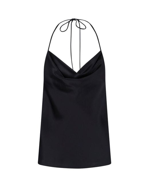 Valentino Black Silk Top