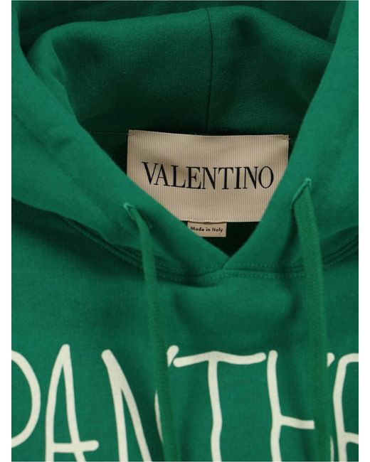 Valentino Green "Panther" Hoodie for men