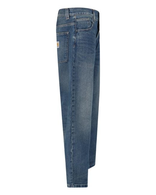 Carhartt Blue Straight Jeans for men