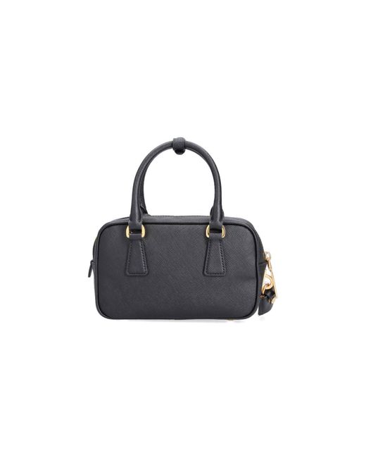 Prada Black Handbag Logo