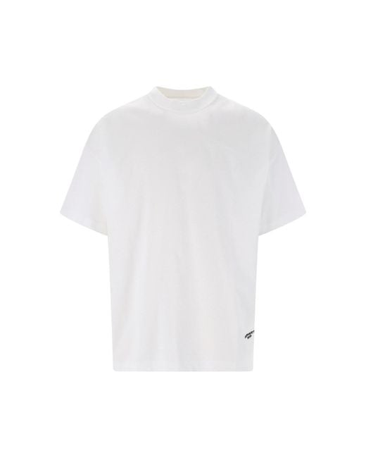 Carhartt White T-Shirt “S/S Chapert Script” for men