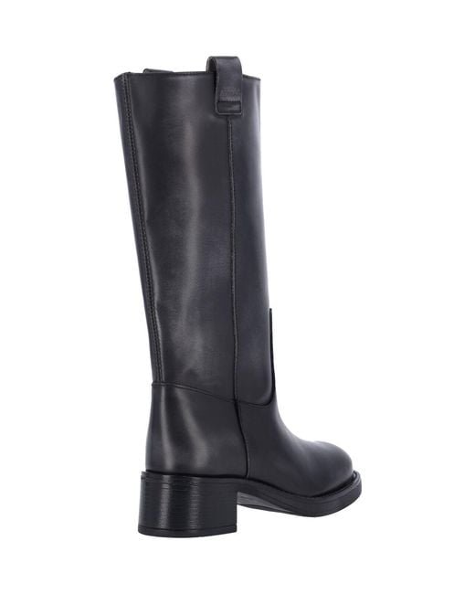 Alohas Black Boots "Sajan"