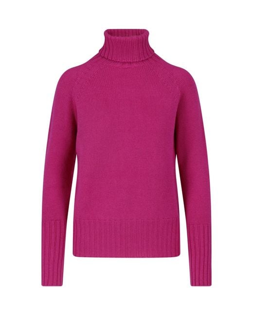 Drumohr Pink Merino Wool Sweater