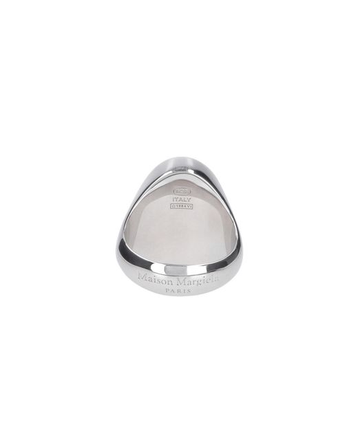 Maison Margiela White Oval Ring