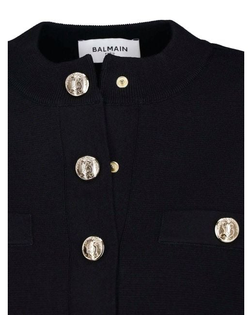 Balmain Blue Button Jacket